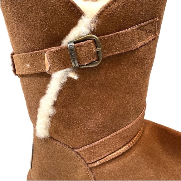 BearPaw Suede Fleece Lined Boots - Picture 10 of 13